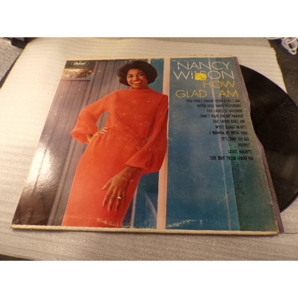 Nancy Wilson How Glad I Am Vinyl LP Capitol ST 2155 1964 Vocal Jazz‎ Pop Record